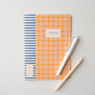 Cuaderno Rayado Coral Vibrante