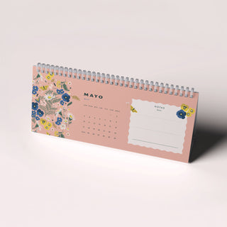 Calendario Escritorio 2027 Atardecer Botánico