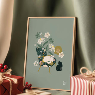 Cuadros de Madera Large "Midnight Garden"