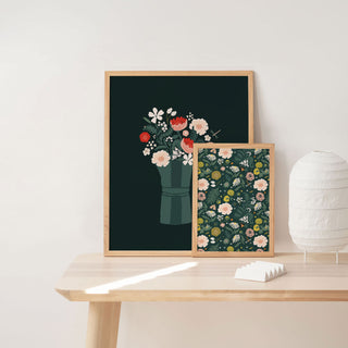 Cuadros de Madera Medium "Midnight Garden"