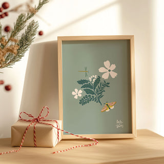 Cuadros de Madera Medium "Midnight Garden"