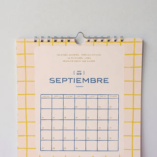 Calendario de Pared 2027 Color en Movimiento
