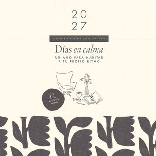 Calendario de Pared 2027 Días en Calma