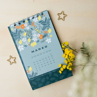 Calendario de Escritorio Ritmo Floral