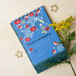 Calendario de Escritorio Ritmo Floral