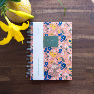 Cuaderno Rayado Ringwire Atardecer Botánico