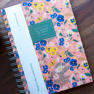 Cuaderno Rayado Ringwire Atardecer Botánico