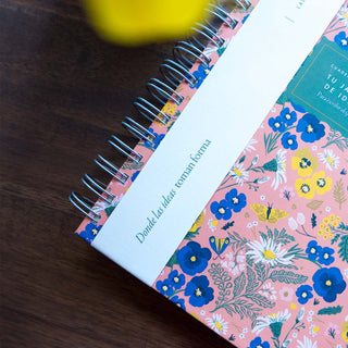 Cuaderno Rayado Ringwire Atardecer Botánico