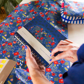 Cuaderno Rayado Ringwire Jardín Nocturno