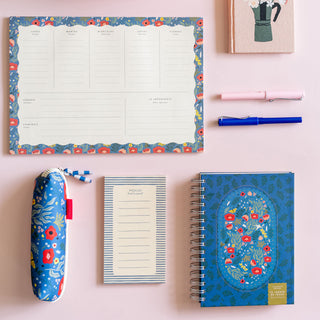 Cuaderno Rayado Ringwire Jardín Nocturno