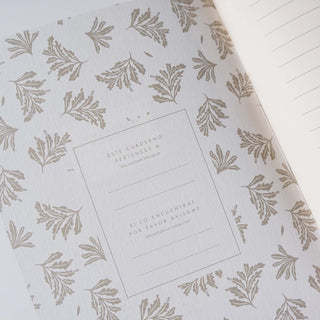 Cuaderno Rayado Susurros Verdes
