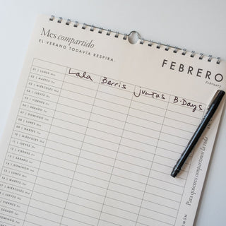 Planner Flexible En Común - 4 columnas