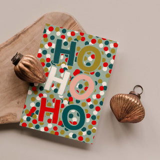 Postal HO HO HO Confetti