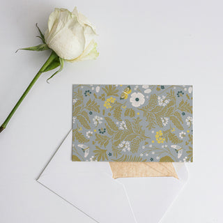 Tarjeta Pensamiento Floral
