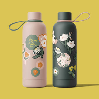 Plancha Stickers Flores Everywhere