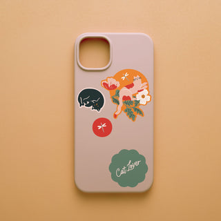 Plancha Stickers Ronroneos en Papel